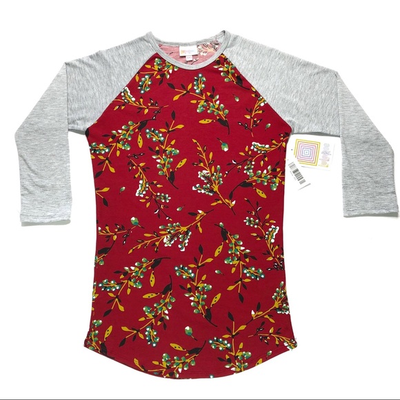 LuLaRoe Randy Raglan T-shirt - Picture 2 of 8